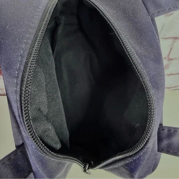 KATE SPADE NEW YORK Navy Nylon 7” Mini Satchel Tote Bag Y2K 90’s Purse Vintage - Picture 11 of 15